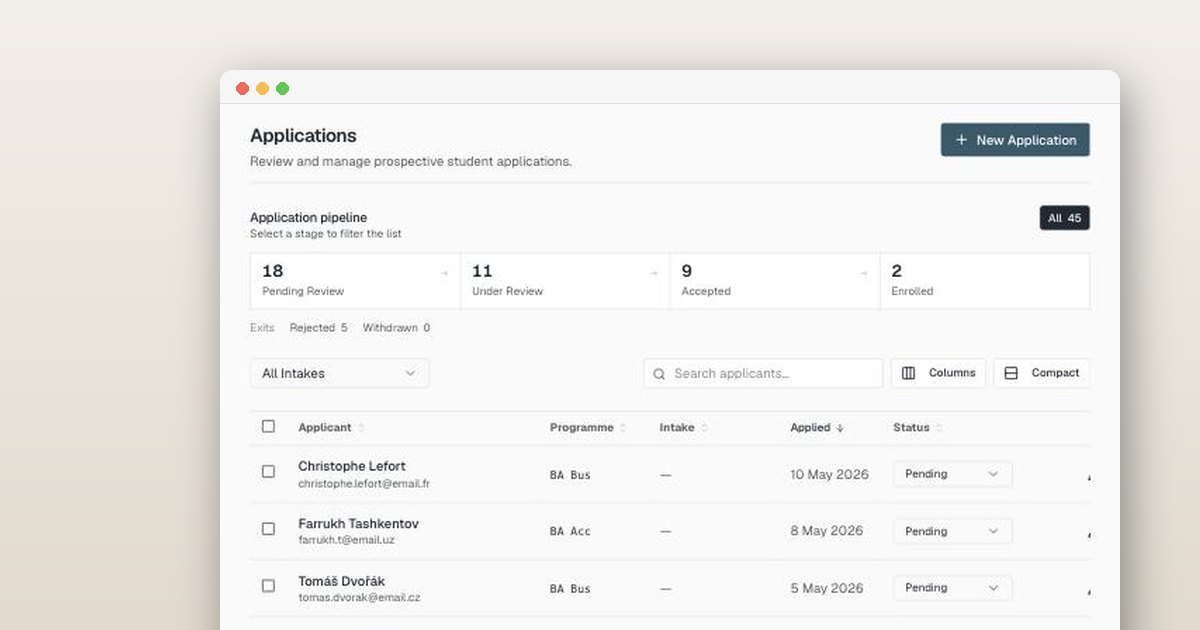 The Innealla applications pipeline.